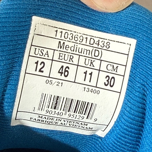 Brooks Ghost 14 Shoes Mens Size 12D Blue Running Cushion Neutral Sneakers - Picture 9 of 13